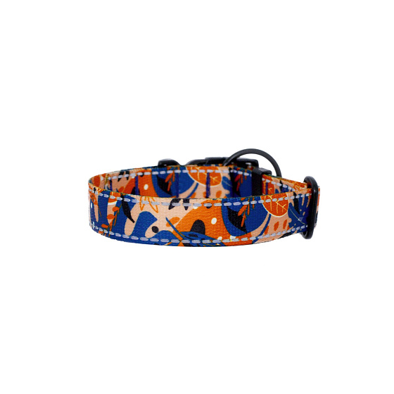 Obojek s reflexním prošitím Juicy - L | 40-50 cm Haf Laf